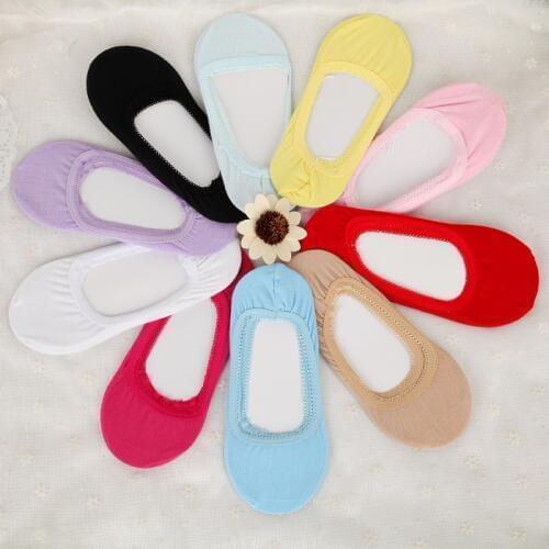 Warm comfortable cotton bamboo fiber girl womens socks ankle low female invisible color girl boy hosiery 2pair=4pcs WS41