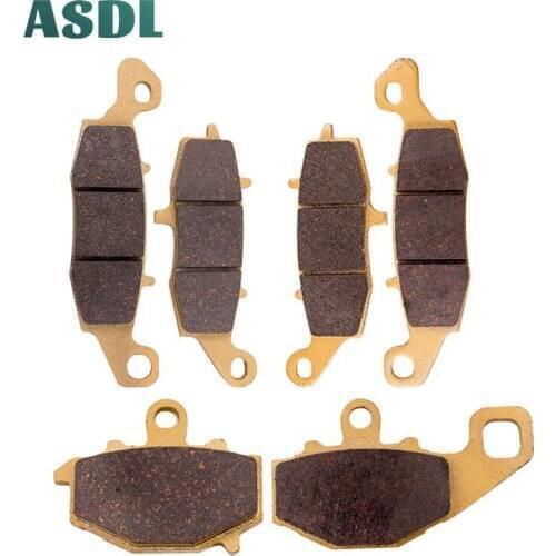 Front and Rear Brake Pads for Kawasaki KLE 650 KLE650 Versys 07-13 ER6F ER-6F ER6N ER-6N 06-13 Z750 Z750S ZR750 04-07 GPZ1100