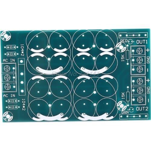 Rectifier Filter Power Supply Board Dual Power Parallel Output PCB Bare Board Dropship