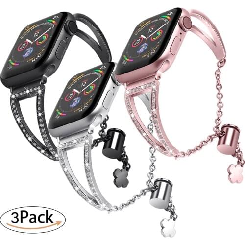 Watchband Bracelet Stainless Steel Belt Butterfly Watch Strap for Apple Watch SE Series 6 5 4 Band 44mm 40mm 42mm 38mm Wristband