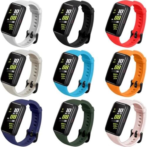 Silicone Watch Band Wrist Band Strap For Huawei Honor Band 6 Rubber Replacement Strap Smart Waterproof Wrist Watchband Bracelet