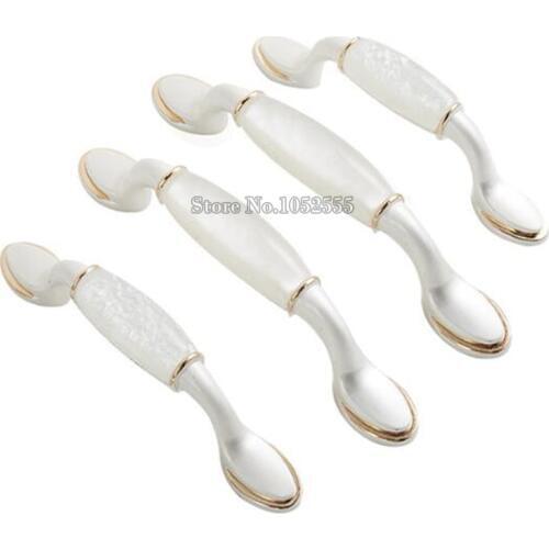 HOT 10PCS Zinc Alloy Handles European Modern Wardrobe Cupboard Door Handles Furniture Kitchen Cabinet Handles and Knobs