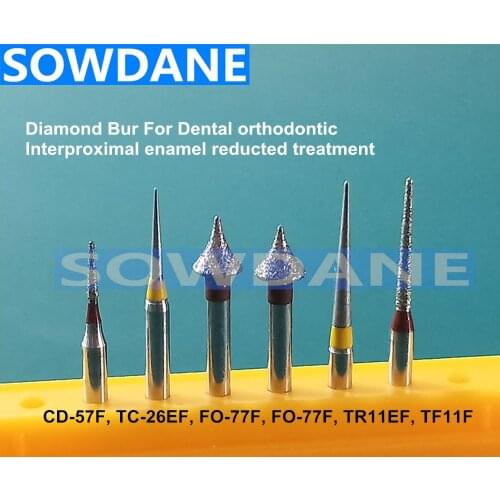 Dental Diamond Bur For orthodontic Interproximal enamel reducted treatment Dental Burs Grind polishing bur