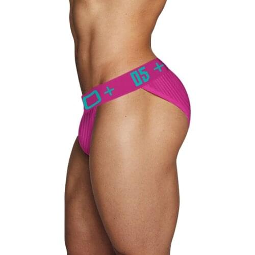 Gay Underwear Men Briefs Sexy Cotton Underpants Man Comfortable Mens Panties High Fork U Convex Low Waist New Soft BikiniBS3517