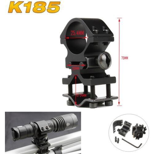EDC GEAR Universal Mount Adapter Aluminum Alloy Flashlight Laser Torch Sight Scope Clamps Outdoor Hunting Camping tool