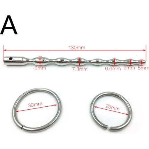 Stainless Steel Urethral Plug Sound Urethra Vibrators Dilators Prince Wand Penis Insert Sex Toys