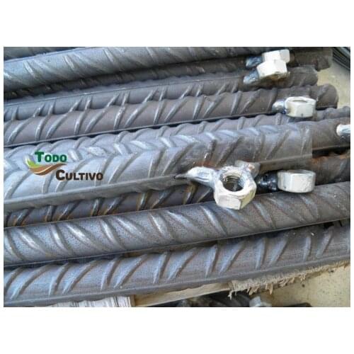 Anchor itches corrugated steel 4uds. 750mm. x 20 mm stake