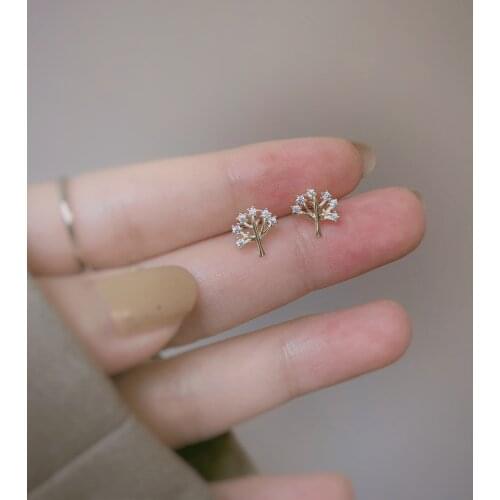 S925 sterling silver flower snowflake earrings womens simple design earrings 2021 new trendy high-quality temperament earrings