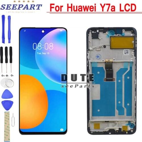 6.3" For Huawei Y7a LCD PPA-LX2 P Smart 2021LCD Display Touch Digitizer Screen Assembly For Huawei Honor 10x Lite LCD Display