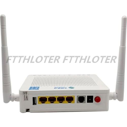 100% Original New F663NV3A GPON ONT 1GE+3FE+Wifi Port English Firmware 2 Antenas GPON ONU