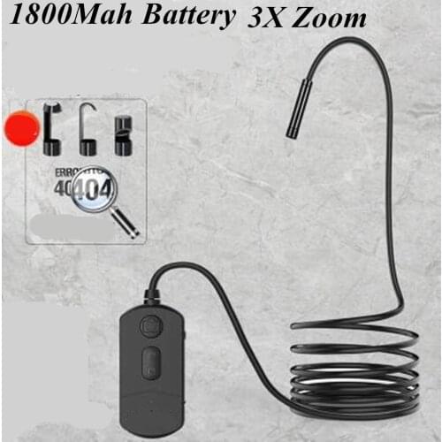 1200P 3X Zoom Wireless WIFI Endoscope Camera CMOS Borescope