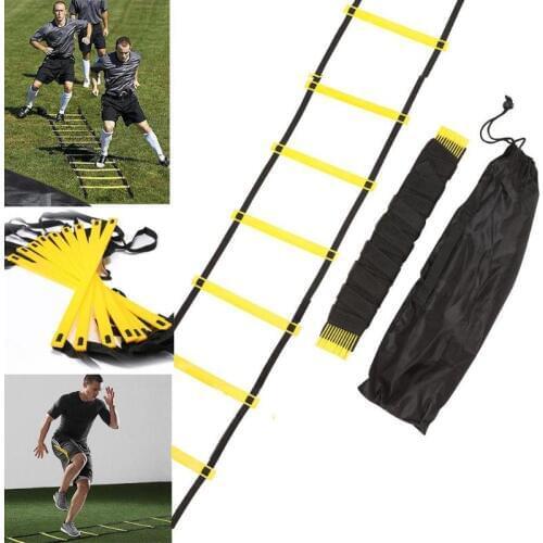 9 Styles Nylon Straps Agility Ladder For Soccer Speed Training Stairs Soccer Football Speed Training Sports Fitness Equipment