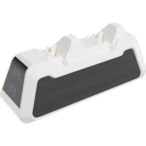 ALLOYSEED Fast Dual Charger Stand Controller Desktop Power Station for Play Station 5 PS5 Joystick Gamepad Charging Dock