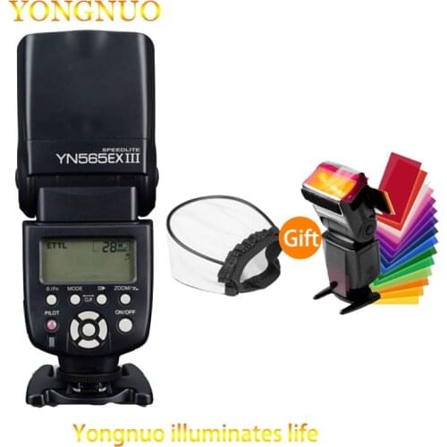 Yongnuo yn565ex iii YN565-EX iii sem fio ttl flash speedlite para canon 1100d 650d 600d 700d nikon d800 d750 d7100 câmeras