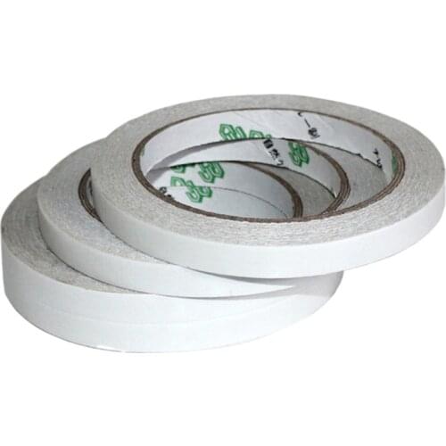12M 1Pc High Quality Double Sided Adhesive Tape Self Adhesive Sticky Tape Roll Double Sided Adhesive Tape Powerful Stickines