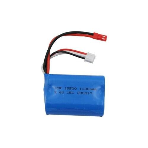 Ewellsold T10 T11 T34 RC Helicopter double horse 9012 RC boat spare parts 7.4V 1100mAh Li-ion battery