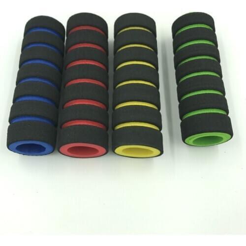 HG 2Pc/1pair Bike Racing Bicycle Motorcycle Handle Bar Foam Sponge Grip Cover Non-slip Soft Handlebar Bike Bar wholesale