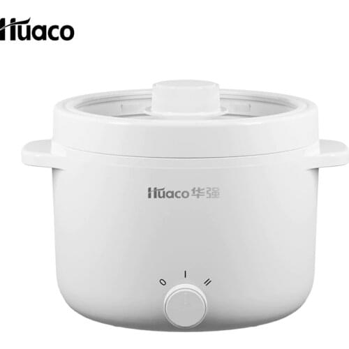 Multifunctional Electric Cooking Machine Household Hot Pot Non-Stick Skillet with Handles Mini Electric Heating Pan Steamer 220V