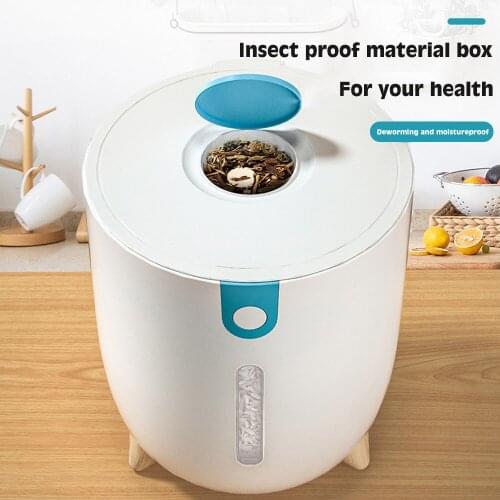 5/10kg Rice Tank Kitchen Storage Container Sealed Household Moisture-proof and Insect-proof Food Storage Box with Measuring Cup
