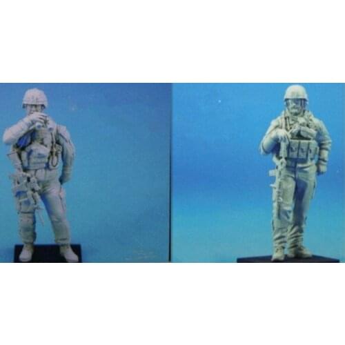 1/35 scale miniatures modern US Special Forces NCO 2 people Resin Model Kit figure Free Shipping