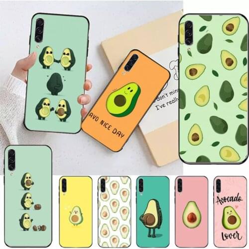 Fruit Avocado cute Phone Case For Samsung A40 A50 A71 A8 A10 S7 S8 S10 S20 Fe note 10 plus