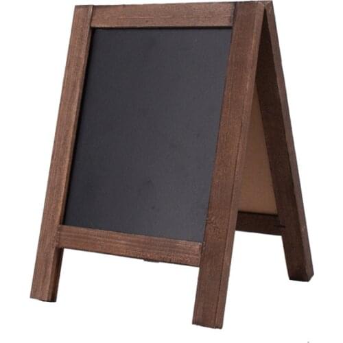 Mini creative small blackboard bracket home decoration message advertising board cafe cork display board