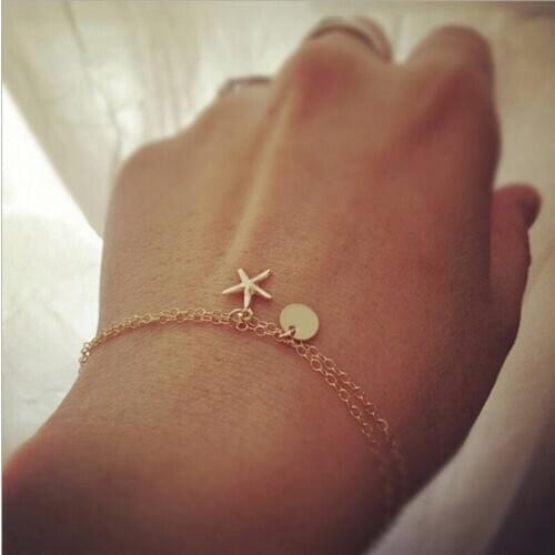 Multilayer Bracelets for Women Tassel Couple Bracelet Starfish Fashion Jewelry Bohemia Armband Wholesale Bulk Pulseras