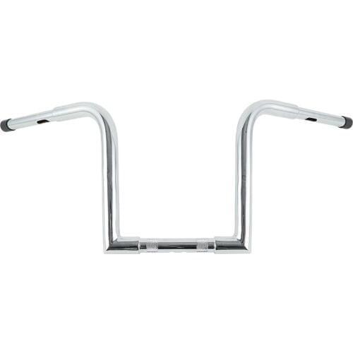 Motorcycle 1-1/4" 12" Rise Ape Hanger Bar Fat Handlebar For Harley Sportster 883 1200 XL Softail FLST FXST