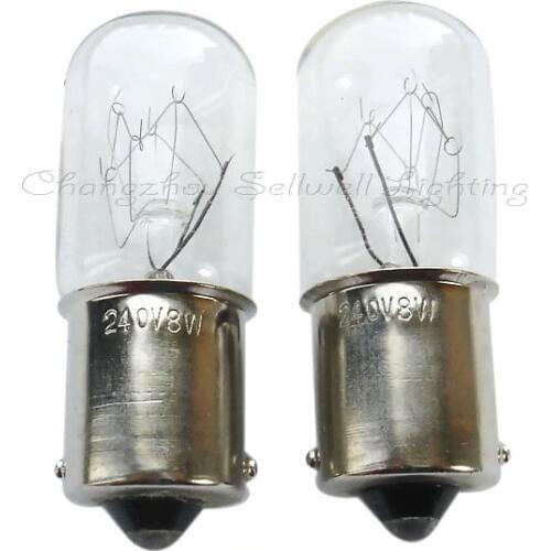 Great!miniature Light Bulb 240v 8w Ba15s T16x46 A009