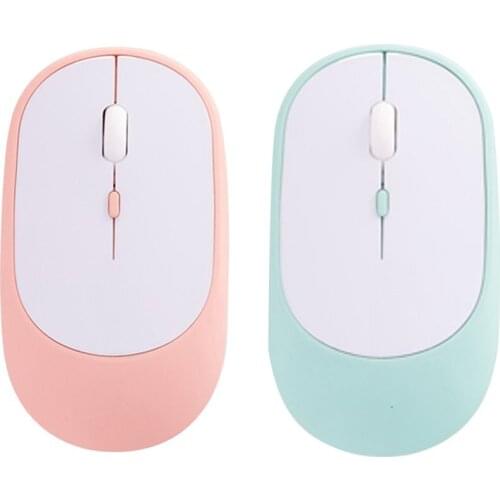 Rechargeable Wireless Mouse Ultra Thin 2.4G Wireless Mouse Dual-mode Portable Ergonomic Mute Mouse For Notebook Tablet PC