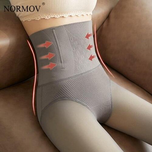NORMOV Winter Pantyhose High Waist Flesh Light Plus Velvet Thick Pantyhose Women Windproof Cold-Resistant Warm Tights Women
