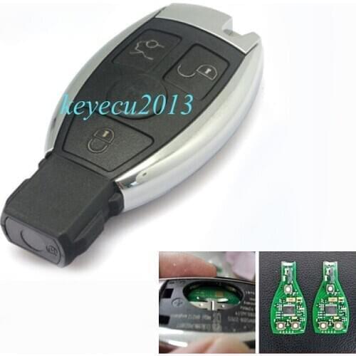 KEYECU High Quality Keyless Entry Smart 3 Button Remote key With Infrared for Mercedes Benz 433Mhz 2000-2014