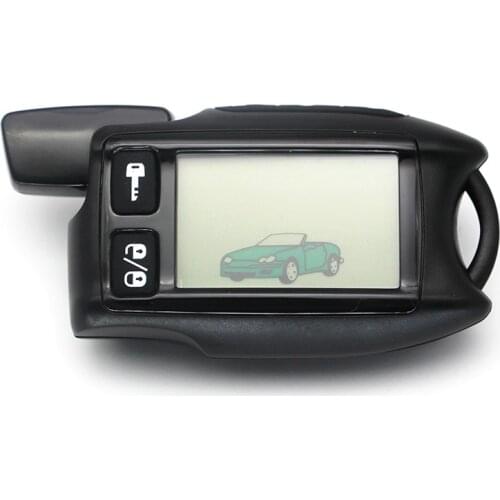 TW 7.1 LCD Remote Control Keychain Fob for Russian Tomahawk 7.1 two way car alarm system Tomahawk 7.1 Key Chain