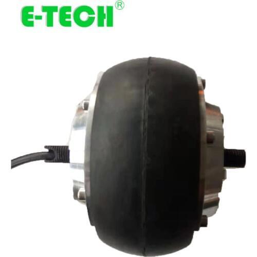 Robot wheel 4.5inch DC brushless 250W 400W 1024 optical encoder robot hub motor