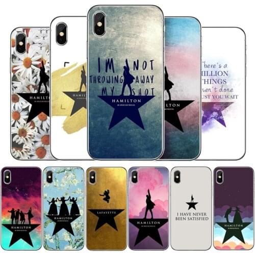 Hamilton Musical Silicone phone case For iphone 12 11Pro Max 11 XR XS Max X 8 7 6 6S Plus 5 5S SE 2020 Back Cover Shell
