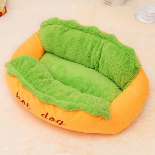 Cute Kennel Pet Dog House Warm Hot Dog Modeling Dog Bed Mat Sofa Pet Cat Bed Pet Sleeping Cozy Puppy Nest S M