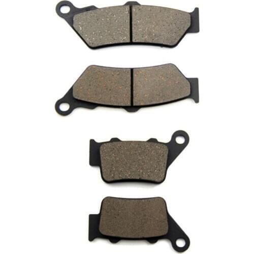 SOMMET Motorcycle Front + Rear Brake Pads Disks for BMW F 650 All Models (93-12) F650