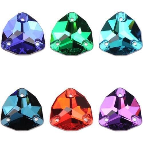 YANRUO 3272 Trilliant AAAAA Glass Rhinestones Sewing Strass DIY Flatback Crystals Sew On Stones For Crafts Decoration