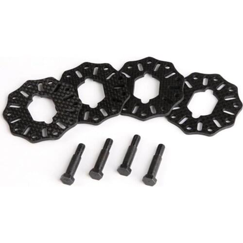 Carbon Fiber Brake Discs (Set of 4)for Rovan F5 Gas Powered Race Car parts