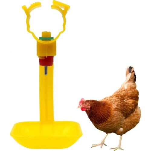 10 Pcs Chicken Drinker Nipple Cups Automatic integrated Hanging Cups With 25mm Pipes Ball Nipple Poultry Feeding Waterer Tools