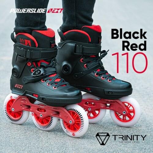 100% Original Powerslide NEXT Skates Trinity Frame Inline Skates 3*110mm Street Racing Skate Shoes Roller Free Skating Patines