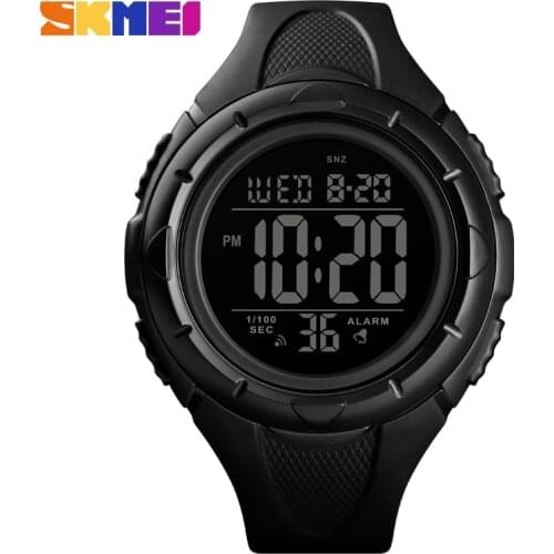 2021 SKMEI Brand 1535 Green Backlight Outdoor Men Sport Watches Fashion Black Waterproof Military Digital Wristwatches Relogios