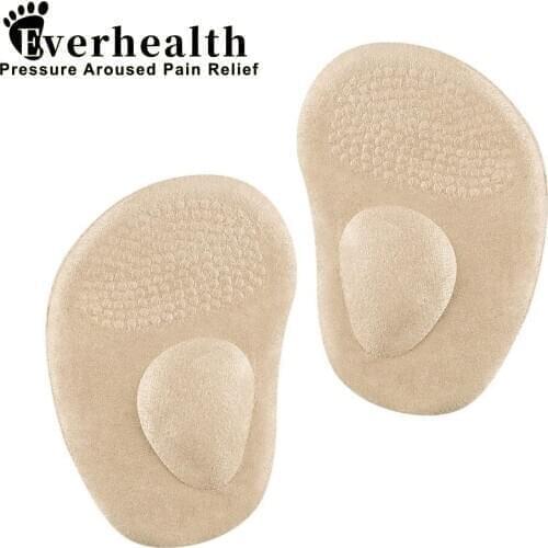 3 Pairs Premium Women Silicone Gel Heel Sticker Ball Foot Cushion Insoles Metatarsal Support Insert Pad Shoes Insoles