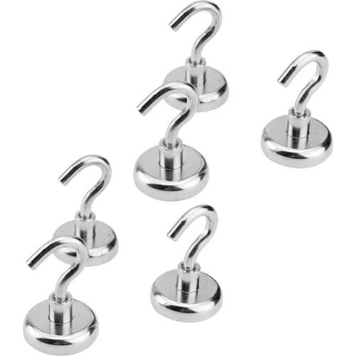 6Pcs TC-E16/20 Magnetic Hanging Hooks Home Kitchen Refrigerator Storage Hanger Magnet hook for kitchen organizer accessories