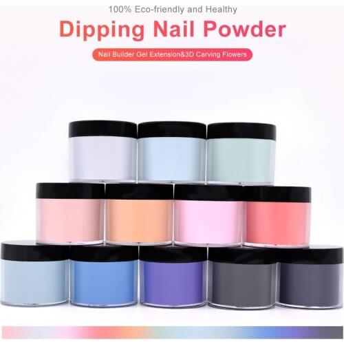 55ml Nail Acrylic Powder DIY Acrylics For Nails Art Decoration Nail Dipping Powder Design Extension Nail Powder Акриловая Пудра