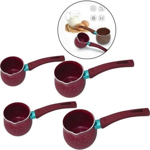 Non-stick Saucepan Pan Small Cookware with Plastic Handle Butter Warmer Pot