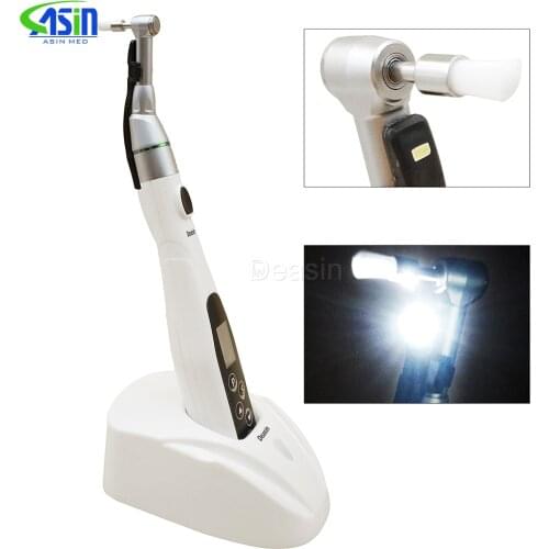 LED Dental Endo Motor Wireless 16: 1 Reduction Contra Angle Endo Mate Treatment Dental Intrument Spare Parts