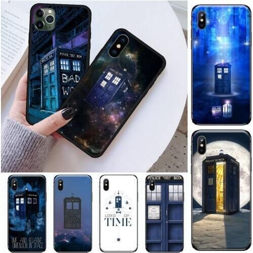 Tardis Box Doctor Who Phone Case for iPhone 11 12 mini pro XS MAX 8 7 6 6S Plus X 5S SE 2020 XR