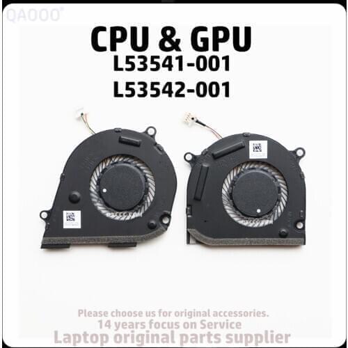 QAOOO L53541-001 / L53542-001 FOR HP ENVY X360 15-DR 15-DR0004TX 15-DR0006TX 15-DR1018TX TPN-W142 TPN-W143 CPU COOLING FAN