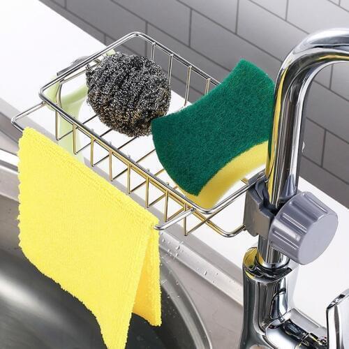 Mr. Australia Clean Kitchen Stainless Steel Faucet Drain Rack Kitchen Accessories Sink Drain Frame Storage Rack